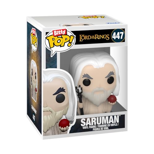 Funko Bitty Pop!: Lord of The Rings Mini Collectible Toys 4-Pack - Frodo Baggins, Gandalf, Gollum, & Mystery Chase Figure (Styles May Vary)