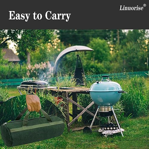 Grill Accessory Storage Bag, Tools Storage for Outdoor Grilling, Extra Thick Grill Tools Storage Bag, Suitable for Grill Utensil Storage, BBQ Tool Storage. Storage Container for Grill,