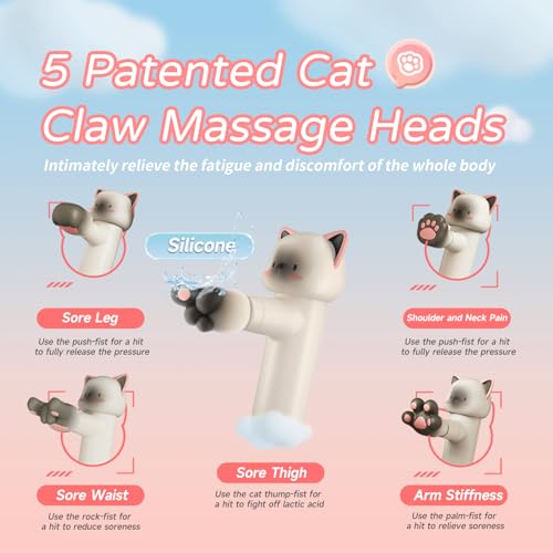 Mini Massage Gun, Christmas Gifts for Women and Girls, Cute Travel Massage Gun Deep Tissue, Compact Sports Massager, Portable Handheld Massager for Office, Home, Athletes