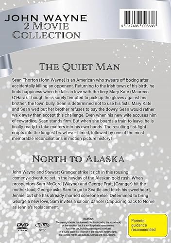 The Quiet Man / North To Alaska - John Wayne - 2 Movie Collection DVD