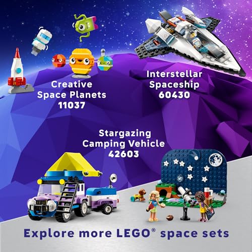 LEGO Creator 3 in 1 Space Astronaut Toy, Building Set Transforms from Astronaut Figure to Space Dog to Viper Jet, Space-Themed Gift Idea for Boys and Girls Ages 9 Years Old and Up, 31152