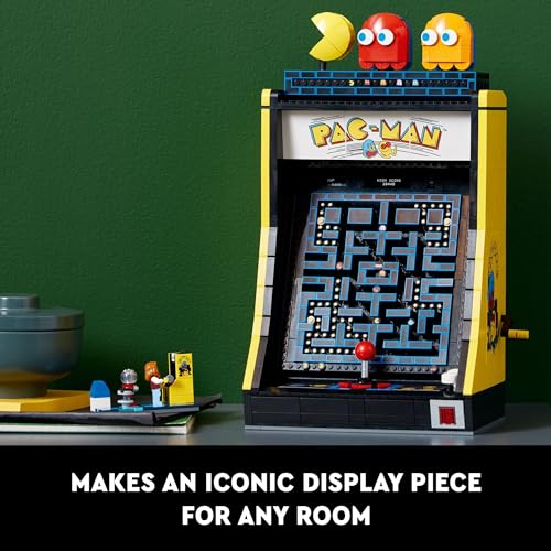 LEGO Icons PAC-Man Arcade Building Kit, Build a Replica Model of a Classic Video Game, Nostalgic and Unique Gift for Father's Day or Graduation, Fans of Retro Video Games and Retro Décor, 10323