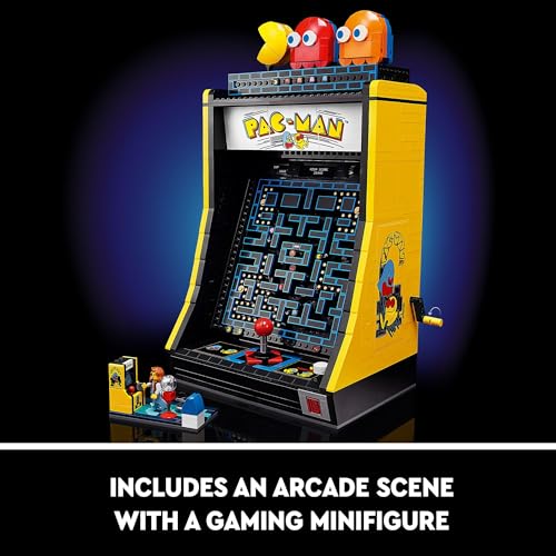 LEGO Icons PAC-Man Arcade Building Kit, Build a Replica Model of a Classic Video Game, Nostalgic and Unique Gift for Father's Day or Graduation, Fans of Retro Video Games and Retro Décor, 10323