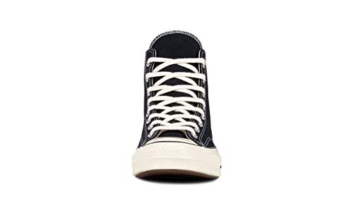 Converse Men's Chuck Taylor 70 Hi Top, Black/Black/Egret, Size 12