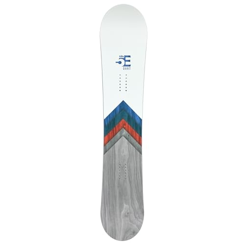 5th Element Dart Snowboard for Men-Freeride-All Mountain, Designed for Beginner and Intermediate Snowboarders with Rocker-Regular and Wide