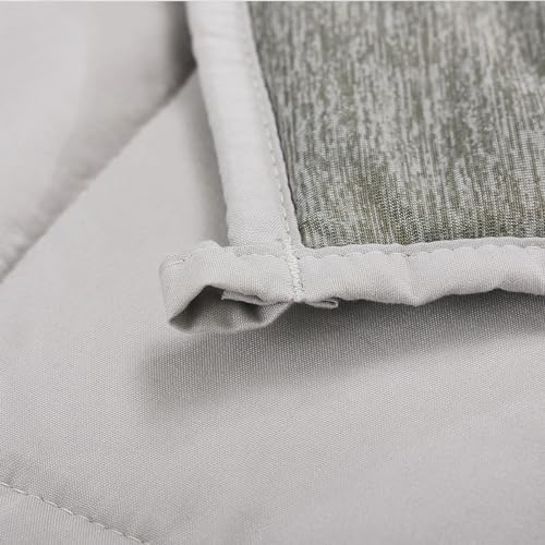 CODUM Weighted Blanket Twin Size 15bls, Cooling Blanket for Adult Hot Sleepers, Soft Bed Blanket Universal to All Seasons, 48''x72'' 15 LBS, Grey