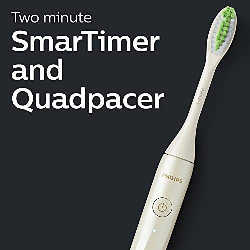 Philips One by Sonicare Snow Rechargeable Toothbrush, Brush Head Bundle, BD3002/AZ