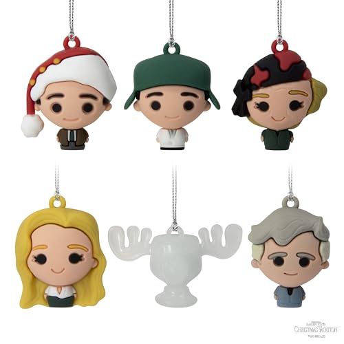 Hallmark National Lampoon's Christmas Vacation Mini Christmas Ornaments, Shatterproof, Set of 6