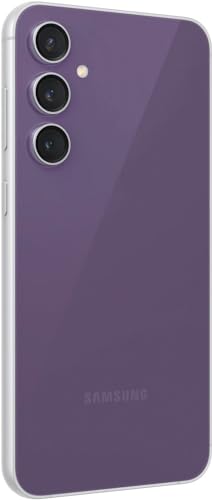 SAMSUNG Galaxy S23 FE 5G S711B-DS Dual SIM 256GB 8GB RAM, GSM Factory Unlocked Mobile Cell Phone Global Model - Purple