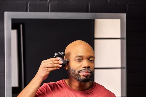 Remington Balder Boss Cordless Head Shaver XR7120 - Waterproof Electric Razor for Bald Men with 5 Dual Track Heads, 360 Flexing Head & Pop-Up Trimmer, Wet/Dry Shaving, 60 Mins Run Time