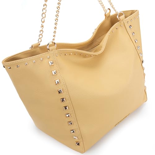 Montana West Hobo Bags for Women Extra Large Tote Bag Shoulder Purses with Chain Handbags