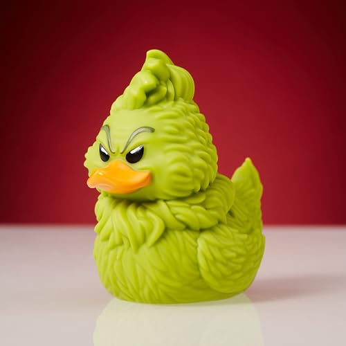 TUBBZ Mini Grinch Collectible Vinyl Rubber Duck Figure - Official Dr Seuss The Grinch Merchandise - Christmas TV & Movies