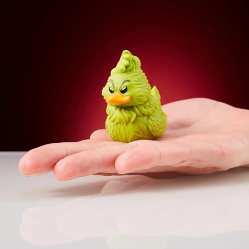 TUBBZ Mini Grinch Collectible Vinyl Rubber Duck Figure - Official Dr Seuss The Grinch Merchandise - Christmas TV & Movies