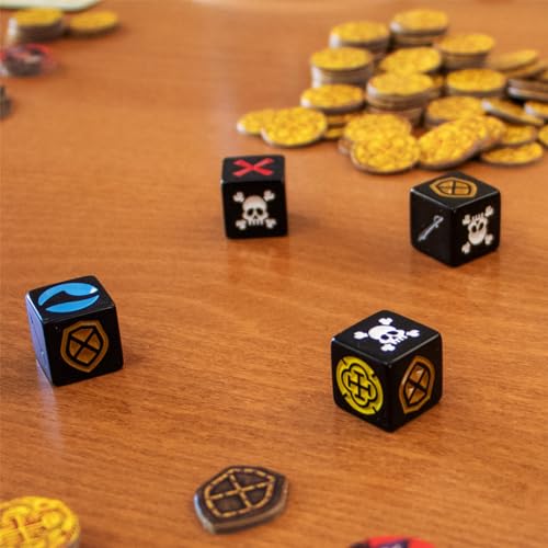 Booty Dice | Quick Pirate Dice Game | Great for Family Game Night | Perfect for Kids and Adults | Ages 8 and up