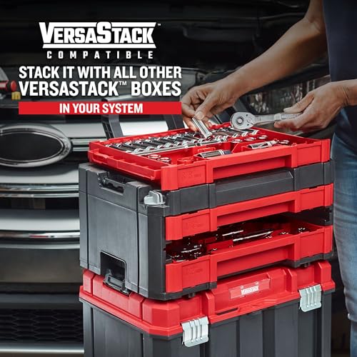 CRAFTSMAN VERSASTACK Mechanics Tool Set, 1/4 in, 3/8 in, and 1/2 in Drive, 230 Piece (CMMT45306)