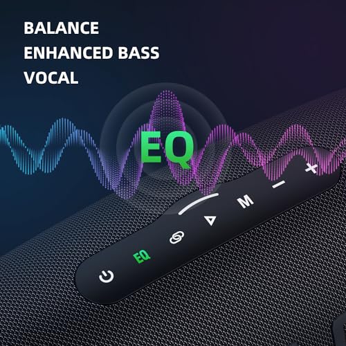 ZEALOT Bluetooth Speaker, Bluetooth Speaker,Portable Speaker with BassUp,IP67 Waterproof Speaker,20H Playtime,Stereo,EQ,Outddor Speaker for Beach,Gifts