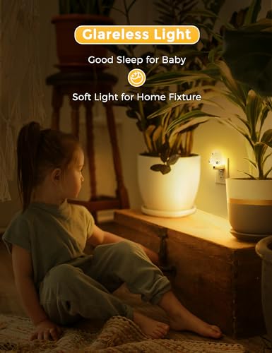 L LOHAS LED Night Light for Kids, 3D Cute Bear Night Light Plug in, Dusk to Dawn Nursery Night Lights, RGB+Soft White 3000K, 3 Lighting Modes, Christmas Birthday Gifts, Room Decor, Children