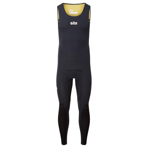 GILL Mens Zentherm 2.0 Long John Wetsuit - 3mm Stretch Neoprene for All Water Sports Sailing Paddle Board Swimming SUP