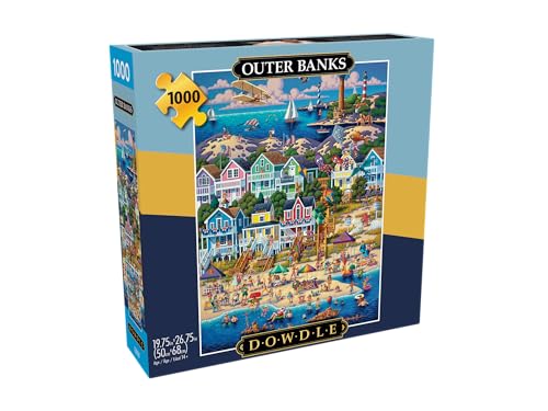 Buffalo Games - Dowdle - Outer Banks - 1000 Piece Jigsaw Puzzle for Adults Challenging Puzzle Perfect for Game Nights - Finished Puzzle Size is 26.75 x 19.75