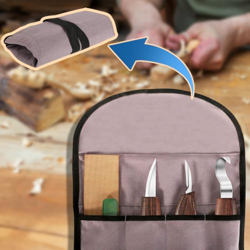 Wood Carving Kit with Basswood Carving Blocks, Wood Carving Tools Includes 3 Wood Carving Knives, 3 Detail Wood Carving Knife and 8 Wood Blocks, Whittling kit for Adult and Kids Beginners