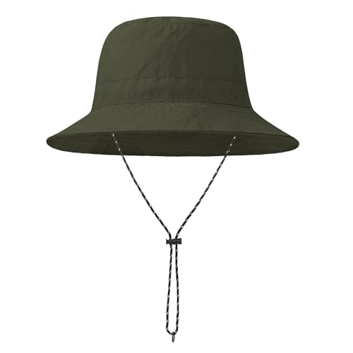 Zando Waterproof Bucket Hat for Woman Men Rain Hat UPF 50+ Sun Hats for Women Packable Outdoor Hiking Safari Fishing Hat