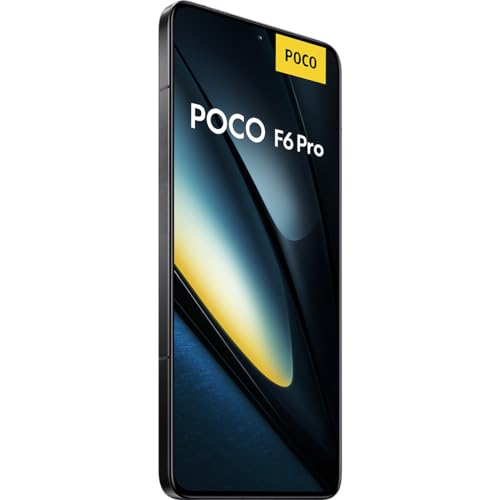 Xiaomi Poco F6 PRO 5G + 4G LTE 256GB + 12GB Global Version Unlocked 6.67" 120Hz 50Mp Triple Camera (Tmobile Mint Tello & Global) + (w/Fast Car 51W Bundle) (Black Global ROM)