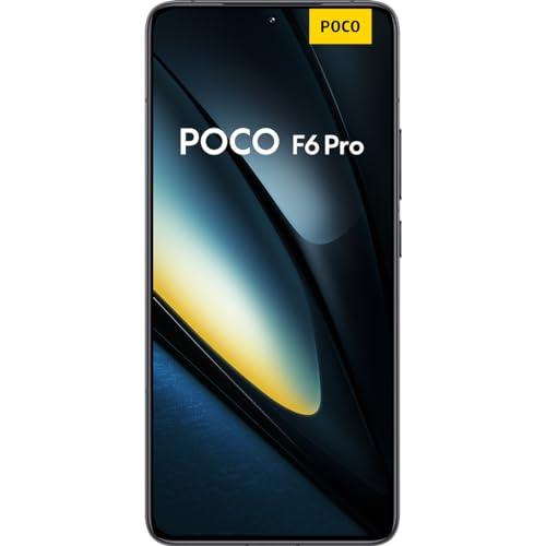 Xiaomi Poco F6 PRO 5G + 4G LTE 256GB + 12GB Global Version Unlocked 6.67" 120Hz 50Mp Triple Camera (Tmobile Mint Tello & Global) + (w/Fast Car 51W Bundle) (Black Global ROM)