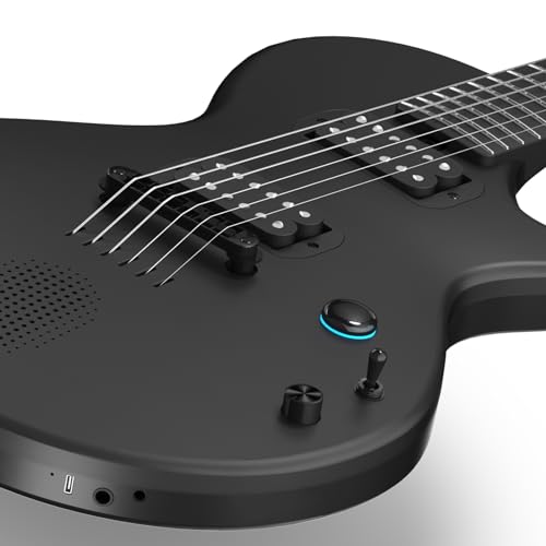 Enya Electric Guitar Nova Go Sonic Smart Electric Carbon Fiber Guitarra with 10W Wireless Speaker, Onboard Presets, Charging Cable, Adjusting Wrench, and Gig Bag