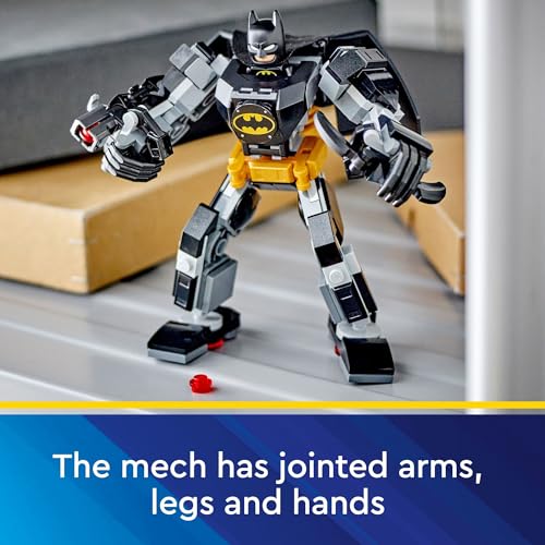 LEGO DC Batman: Batman Mech Armor Super Hero Toy, Collectible Robot Action Figure and Batman Minifigure Included, Creative Super Hero Gift for Kids & Batman Fans Ages 6 and Up, 76270