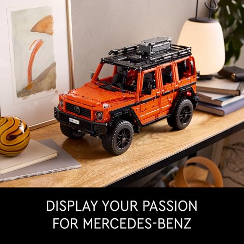 LEGO Technic Mercedes-Benz G 500 Professional Line Car Building Set, G-Wagon Model Car Gift for Adults, 4X4 and Off-Road Vehicle, Mercedes-Benz Collectibles and Merchandise, 42177