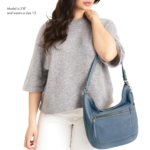 The Sak Sequoia Hobo Bag - Premium Large Leather Women's Handbag for Everyday & Travel - Durable Purse With Zipper Pocket