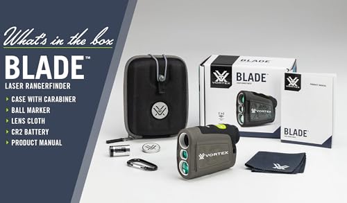 Vortex Optics Blade Series Golf Laser Rangefinders | Tournament Legal, PinSpotter Mode, Slope Mode (Select Model), Cart Magnet, Waterproof, Shockproof | Unconditional, Unlimited