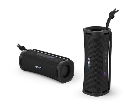 Sony ULT FIELD 1 Wireless Ultra Portable Bluetooth Compact Speaker, IP67 Waterproof, Dustproof, Shockproof and Rustproof with Enhanced Bass, 12 Hour Battery and Detachable Strap, Black - New