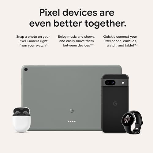 Google Pixel 8a - Unlocked Android Phone with Google AI, Advanced Pixel Camera and 24-Hour Battery - Aloe - 128 GB