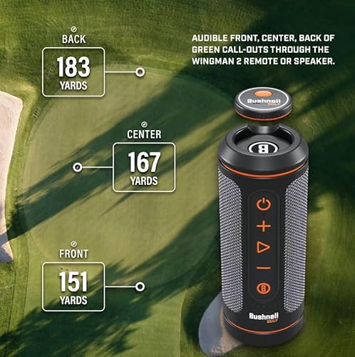 Bushnell Wingman 2 GPS Golf Speaker with Power Pack Bundle