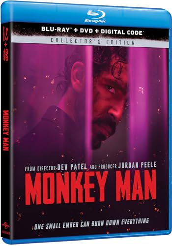 Monkey Man (Blu-ray + DVD + Digital)