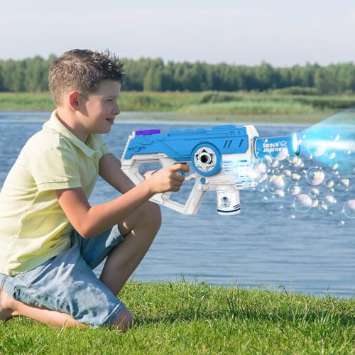 Dolanus Electric Water Gun Bubble Gun 2 in 1 for Kids, Long Range Powerful Automatic Squirt Guns for Adults, Toys for 8-12 years old boys, Gift Idea Outdoor Summer Pool Toy for Kid Boy Ages 5 8 10 12