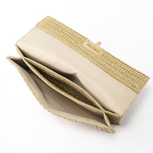 Summer Straw Clutch Bag Straw Crossbody Bags for Women Hand Woven Straw Purse Beach Hobo Bag 2024