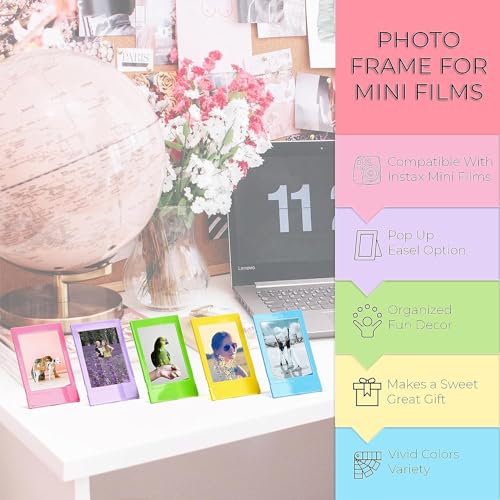 Fujifilm Instax Mini 12 Instant Camera Bundle with Fujifilm Instax Mini Instant Film Value Pack (60 Sheets) with Accessories Including Protective Case, Strap, Photo Album (Clay White)