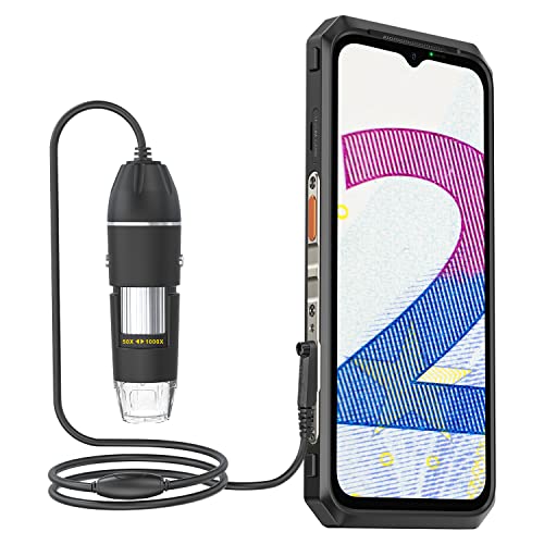 Ulefone Power Armor 18 Ultra & Microscope C01 5G Rugged Phone, Temperature Measurement 108MP Main Camera, 24GB+512GB MTK Dimensity 7050, 9600mAh, QI 15W Wireless Charging, 6.58" Corning Gorilla Screen