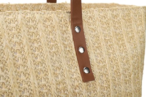 GLITZALL Summer Purses for Women 2024 Straw Tote Bag and Large Woven Summer Handbags for Vacation Beach