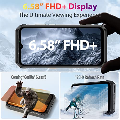 Ulefone Power Armor 19 & Endoscope E02 Rugged Smartphone, 17GB+256GB, 9600mAh(66W), 108MP Main Camera, Multi-Use Temperature Measurement, MTK Helio G99, 6.58" FHD+, QI 15W Wireless Charging