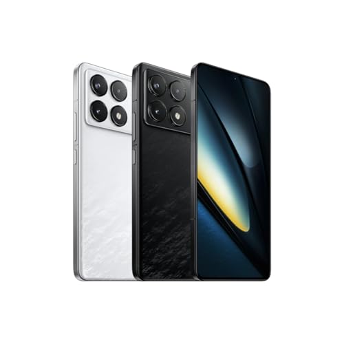 Xiaomi Poco F6 PRO 5G + 4G LTE 512GB + 12GB Global Version Unlocked 6.67" 120Hz 50Mp Triple Camera (Tmobile Mint Tello & Global) + (w/Fast Car 51W Bundle) (White (Global ROM))