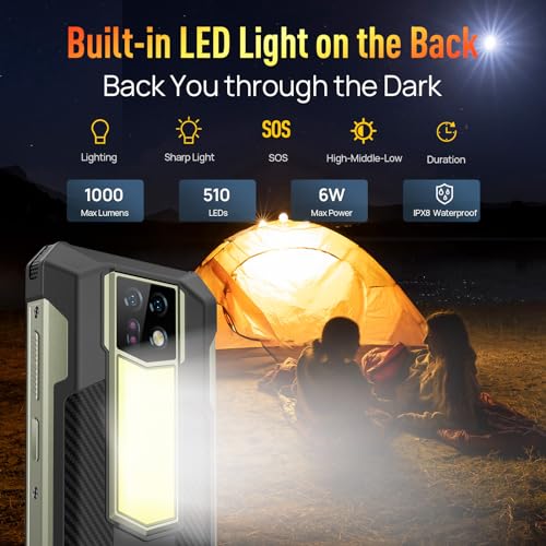 Ulefone Armor 24 & Endoscope E01 Rugged Phones 1000LM Camping Light IP68/69K, 22000mAh(66W), MTK Helio G96 24GB+256GB, 64MP+64MP Night Vision Camera, 6.78" FHD+ Corning Gorilla Screen, IR Blaster