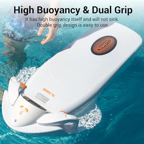 Electric Surfboard, Bodyboard Electric Kickboard for Woman/Man Swimming Pool/Vacation, Electric Surfboard with Standard & Sport Mode, 100KG Buoyancy, 40-80min Playing Time Water Sports