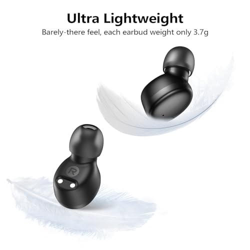 kurdene Wireless Earbuds Bluetooth 5.3 in Ear Buds Light-Weight Headphones,Deep Bass Sound,36Hrs Playtime with Charging Case, Built-in 4 Mics Headset,Clear Calls Earphones for Sports Workout