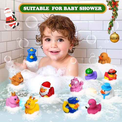 Advent Calendar 2024 Rubber Duck Advent Calendar 24 Days of Christmas Countdown Toys for Kids Boys and Girls Christmas Party Favors Gifts