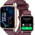 Smart Watch for Men Women - Answer/Make Calls/Quick Text Reply/AI Control, 1.83" for iPhone Samsung Android Phones Compatible IP68 Smartwatch Heart Rate Blood Oxygen Fitness Tracker (Wine Red)