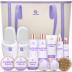 Gift Baskets for Women Mothers Day Gifts Spa Luxetique 12 Pcs Lavender Bath and Body Gifts for Women with Luxury Tote Bag Birthday Gifts for Mom