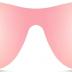 FEISEDY Sunglasses, Rimless Mirrored Sun Glasses with Reflective One-Piece Lens, B4114